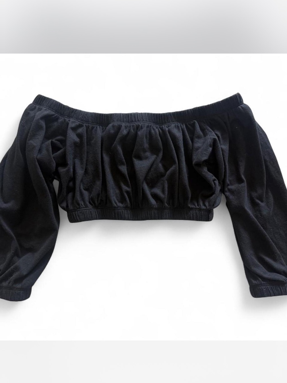 Truly Madly Deeply Black Crop Top